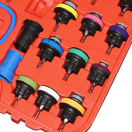 Kit Tester Di Pressione Spurgo Prova Ricarica Radiatore Test Universale 27 Pezzi Fai da te/Materiale elettrico/Attrezzi e tester/Multimetri Trade Shop italia - Napoli, Commerciovirtuoso.it