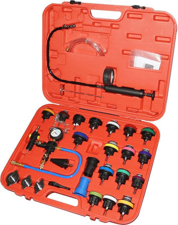 Kit Tester Di Pressione Spurgo Prova Ricarica Radiatore Test Universale 27 Pezzi Fai da te/Materiale elettrico/Attrezzi e tester/Multimetri Trade Shop italia - Napoli, Commerciovirtuoso.it