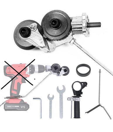 Kit Trasformazione Da Trapano In Cesoia Elettrica Per Taglio Lamiera