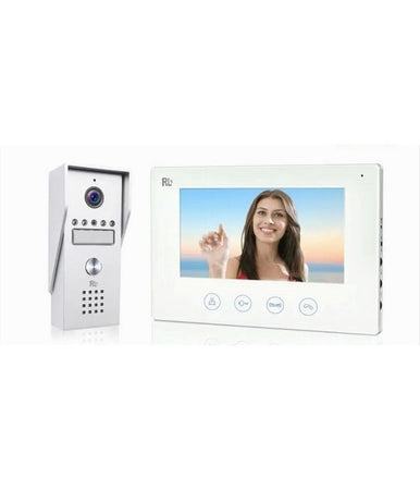 Kit Videocitofono Wifi Monofamiliare Smart Monitor 7" Wireless 2 Fili App Sd-b17