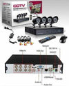KIT VIDEOSORVEGLIANZA 4 TELECAMERA INFRAROSSI DVR 4 CH + ALIMENTATORE + CAVI Fai da te/Sicurezza e protezione/Sistemi di sicurezza domestica/Kit video per la sicurezza domestica/Videocamere di sorveglianza/Dom camera Zencoccostore - Formia, Commerciovirtuoso.it