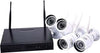 Kit-Videosorveglianza-Hd-Nvr-Wifi-A-4-Canali-Con-4-Telecamere-Incluse-Ahd-1,3-Mp