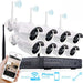 Kit Videosorveglianza Ip Wireless Nvr 8 Canali 8 Telecamere Ip Full Hd Wifi Fai da te/Sicurezza e protezione/Sistemi di sicurezza domestica/Kit video per la sicurezza domestica/Sistemi di trasmissione per videosorveglianza Trade Shop italia - Napoli, Commerciovirtuoso.it