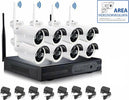 KIT Videosorveglianza WIFI DVR NVR 8 Canali 8 Telecamere Wireless Fai da te/Sicurezza e protezione/Sistemi di sicurezza domestica/Kit video per la sicurezza domestica/Kit di sorveglianza DVR Zencoccostore - Formia, Commerciovirtuoso.it