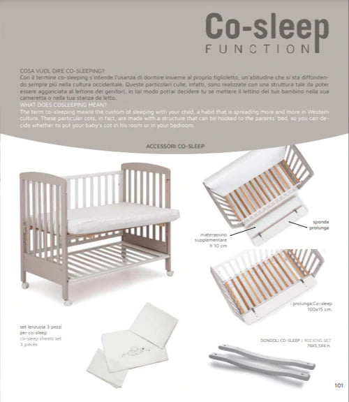Kit Prolunga Co-Sleep Cuoricini
