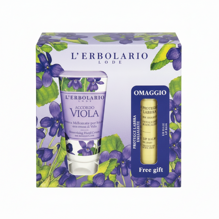 Crema Mani Accordo Viola e Proteggilabbra in omaggio