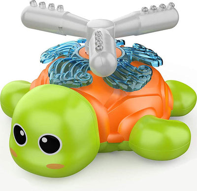 Kiztoys Giocattoli d'Acqua Splash Play per Bambini Parco Prato Giardino Giocattoli Sprinkler Tartaruga Creativi Spruzzatore Giocattolo Piscina Estiva per Ragazzi