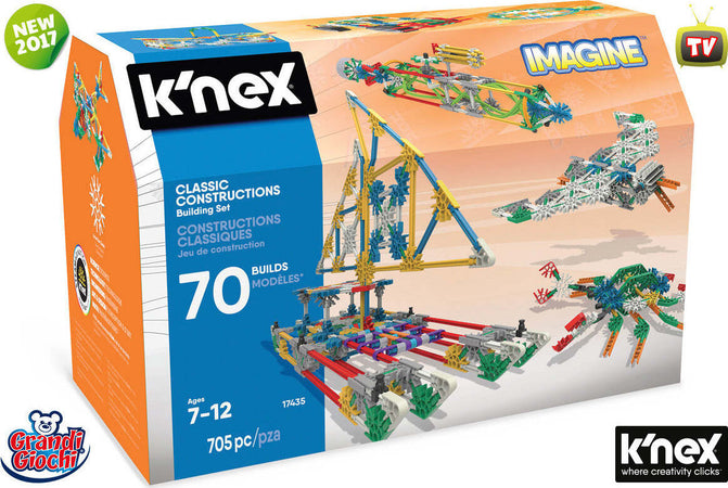 K'nex-Imagine-Classic-Constructions-705-pezzi-Grandi-Giochi