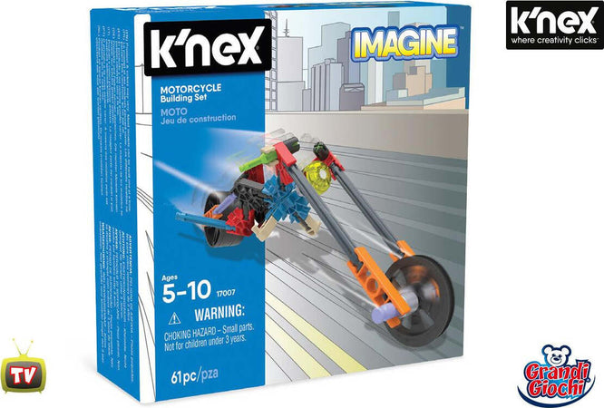 K'nex-Imagine-Motorcycle-61-pezzi-Grandi-Giochi