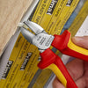 KNIPEX-70-06-160-Tronchese-laterale-per-meccanica-cromata-isolati-con-manici-rivestiti-in-materiale-bicomponente,-collaudati-VDE-160-mm