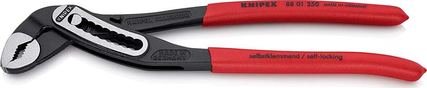 Knipex-88-01-250-Alligator,-pinza-regolabile-per-tubi-e-dadi-robusta,-autoserrante,-250-mm