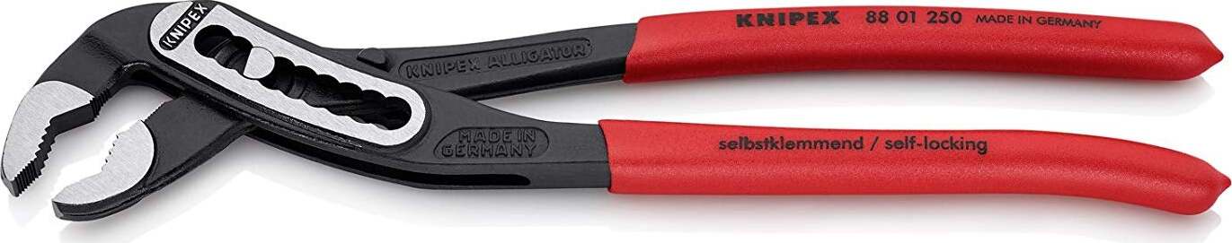 Knipex-88-01-250-Alligator,-pinza-regolabile-per-tubi-e-dadi-robusta,-autoserrante,-250-mm