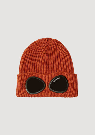 C.P. Company Extra Fine Merino Wool Goggle Beanie da uomo
