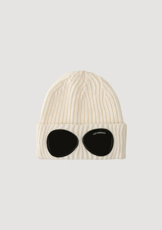 C.P. Company Extra Fine Merino Wool Goggle Beanie da uomo