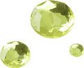 KNORR-PRANDELL---100-PEZZI---PIETRE-GLAMOUR-TONDE-Ø6,12,18MM---COLORE-GIALLO