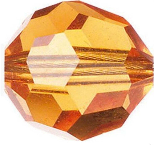 KNORR-PRANDELL---12-PEZZI---PERLA-SWAROVSKI-ROTONDA-4MM---COLORE-ARANCIONE-TOPAZIO