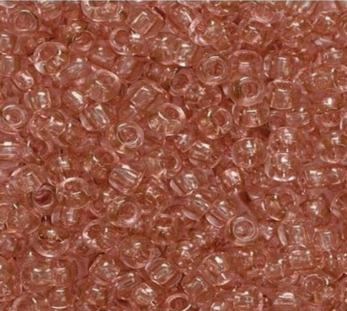 KNORR-PRANDELL---13gr-PERLE-DI-VETRO-TRASPARENTE---COLORE-MARRONE-2,5MM