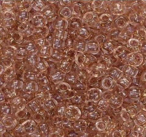 KNORR-PRANDELL---13gr-PERLE-DI-VETRO-TRASPARENTE---COLORE-MARRONE-CHIARO-2,5MM