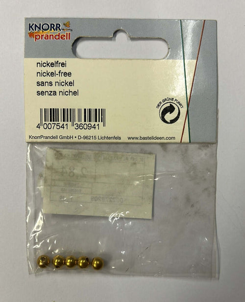 KNORR-PRANDELL---5-PZ-DI-METALLO-PERLA-DIAMETRO-4MM-ORO-OPACO