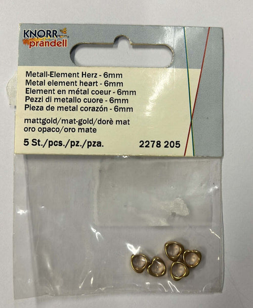 KNORR-PRANDELL---5PZ-CUORE-DI-METALLO-COLORE-ORO