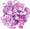 KNORR-PRANDELL---CONFEZIONE-500-PEZZI---PAILLETTES-CONCAVE-Ø6MM-SFACCETTATE-CON-FORO---COLORE-LILLA
