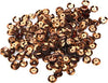 KNORR-PRANDELL---CONFEZIONE-500-PEZZI---PAILLETTES-CONCAVE-Ø6MM-SFACCETTATE-CON-FORO---COLORE-MARRONE