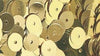 KNORR-PRANDELL---CONFEZIONE-500-PEZZI---PAILLETTES-LISCE-Ø6MM-CON-FORO---COLORE-ORO
