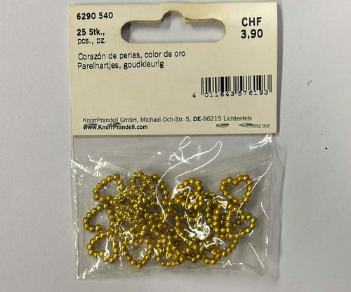 KNORR-PRANDELL---CUORI-DI-PERLE-COLORE-ORO-10MM-25PZ