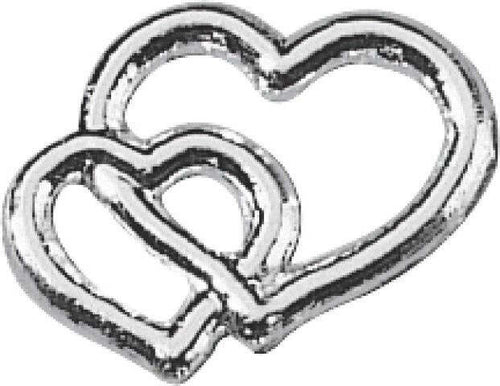 KNORR-PRANDELL---DECORAZIONE-CUORE-DOPPIO-COLORE-ARGENTO-18MM-2-PZ