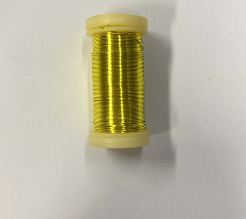 KNORR-PRANDELL---FILO-METALLICO-LACCATO-GIALLO-DIAMETRO-0,5MM-50MT