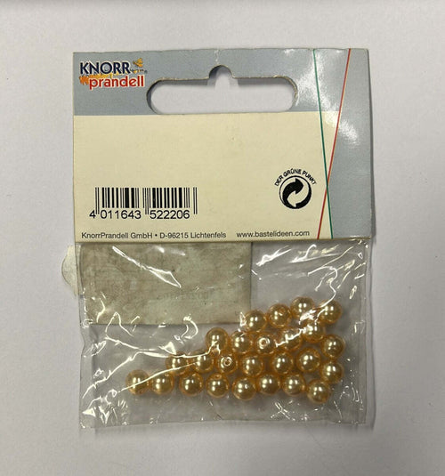 KNORR-PRANDELL---PERLINE-BOHEMIAN-STYLE-VANIGLIA-DIAMETRO6MM-25-PZ