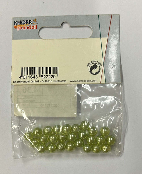 KNORR-PRANDELL---PERLINE-BOHEMIAN-STYLE-VERDE-CHIARO-DIAMETRO-6MM-25PZ
