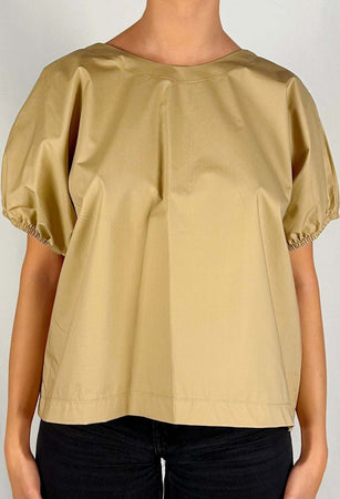 Kocca-Blusa-Donna-Drenith-Miele-Mezze-Maniche