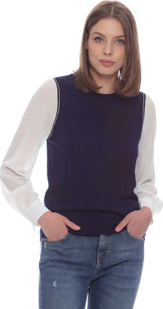 Kocca Maglia Mybon Blu Notte 72274 Ai24 Donna Moda/Donna/Abbigliamento/Maglioni e cardigan/Maglioni Kanal 32 - Santa Maria di Licodia, Commerciovirtuoso.it
