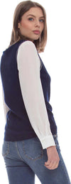 Kocca Maglia Mybon Blu Notte 72274 Ai24 Donna Moda/Donna/Abbigliamento/Maglioni e cardigan/Maglioni Kanal 32 - Santa Maria di Licodia, Commerciovirtuoso.it