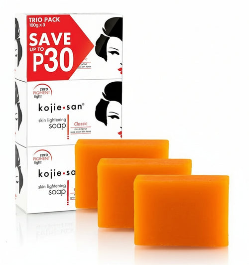 KOJIE SAN SKIN LIGHTENING SOAP 100g ( 3 X 100g PACKET ) PER DOCCIA