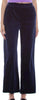 Kokka-Pantalone-Donna-Blu-Velluto-Pantaloni-Comodi-Dritti-In-Velour-Pantalone-Fashion-Nulerr