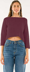 KONTATTO-|-Maglia-con-spacco-schiena