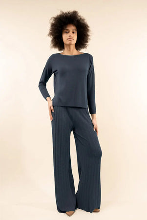 KONTATTO-|-Pantalone-a-coste-in-maglia