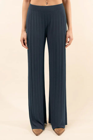 KONTATTO-|-Pantalone-a-coste-in-maglia