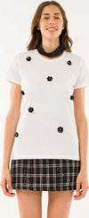 KONTATTO-|-T-shirt-applicazioni-fiori