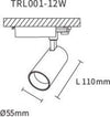 KOSOOM FARETTO A BINARIO 12W NERO - LUCE CALDA - | T0102N Illuminazione/Illuminazione per interni/Lampadari lampade a sospensione e plafoniere/Faretti da soffitto Zencoccostore - Formia, Commerciovirtuoso.it