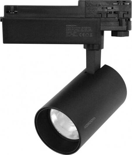 KOSOOM FARETTO A BINARIO 20W NERO - LUCE NATURALE - | T0108N Illuminazione/Illuminazione per interni/Lampadari lampade a sospensione e plafoniere/Faretti da soffitto Zencoccostore - Formia, Commerciovirtuoso.it