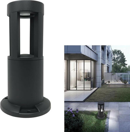 Kovalmax-Lampione-Da-Giardino-Lampada-Led-12-W-Luce-Calda-Terra-Esterno-Ip65