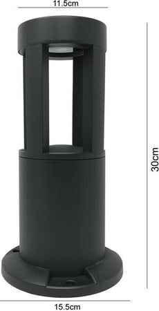 Kovalmax-Lampione-Da-Giardino-Lampada-Led-12-W-Luce-Calda-Terra-Esterno-Ip65