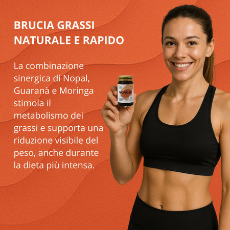 Integratore Dimagrante Naturale – Supporto per Controllo della Fame e Metabolismo | Formula con Ingredienti Selezionati | Ideale per Dieta ed Equilibrio Alimentare Nopaliv 60 Compresse