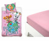 COMPLETO COPRIPIUMINO PAW PATROL COTONE LETTO SINGOLO 1 PIAZZA ROSA