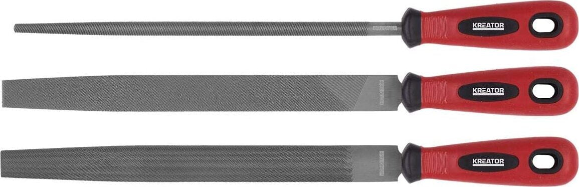 KREATOR---3-PEZZI---LIME-PER-FERRO-250MM---CON-IMPUGNATURE-MORBIDE-ED-ERGONOMICHE