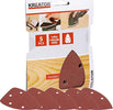 KREATOR---5-PEZZI---FOGLI-DI-CARTA-ABRASIVA-TRIANGOLARE-PER-LEGNO-G.-40---PER-LEVIGATRICE-PALMARE