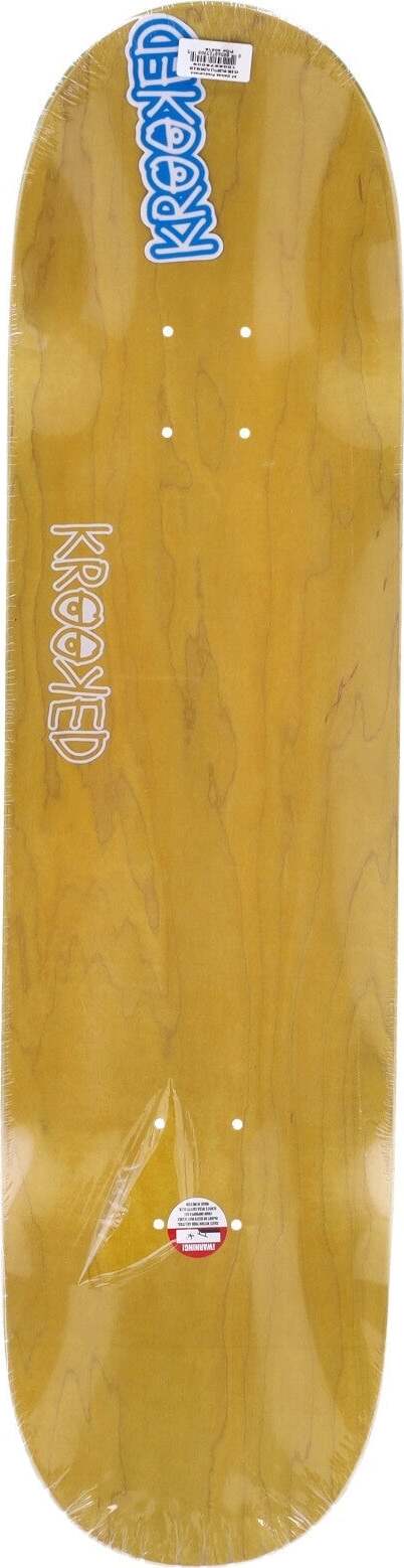 KROOKED-Skateboard-Tavola-Uomo-Team-Wild-Style-Flowers-Yellow/multi-da-uomo